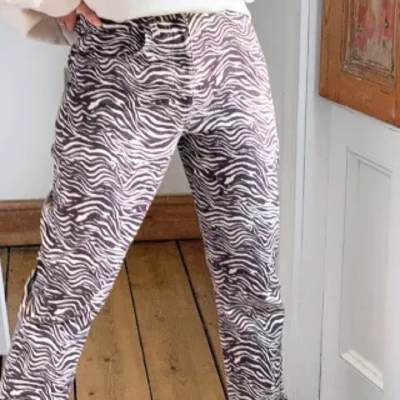 Declaimed vintage zebra jeans - Picture 2 of 7